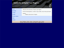 Tablet Screenshot of jazz.udayton.edu