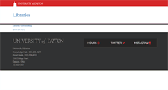 Desktop Screenshot of library2.udayton.edu