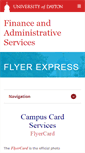 Mobile Screenshot of flyerexpress.udayton.edu
