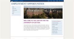 Desktop Screenshot of jobs.udayton.edu